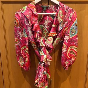 Lauren by Ralph Lauren silk blouse
